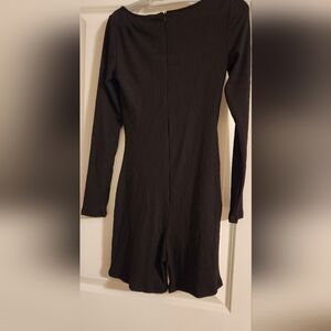 Princess Polly Sara Romper, Black. Size 6. NWT.